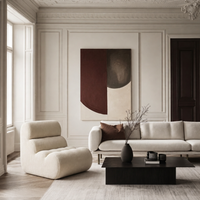 Fauteuil Pouf Adulte XL Forme Chenille, Assise Profonde Mousse 55D, Velours Bouclette, Cocooning Lecture – Le Halo