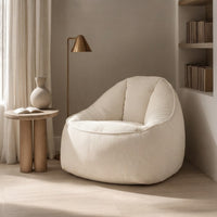 Fauteuil pouf en velours côtelé - le soka