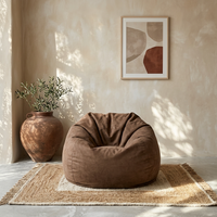Pouf Salon Design en Tissu Doux Haut de Gamme – Le Nusa